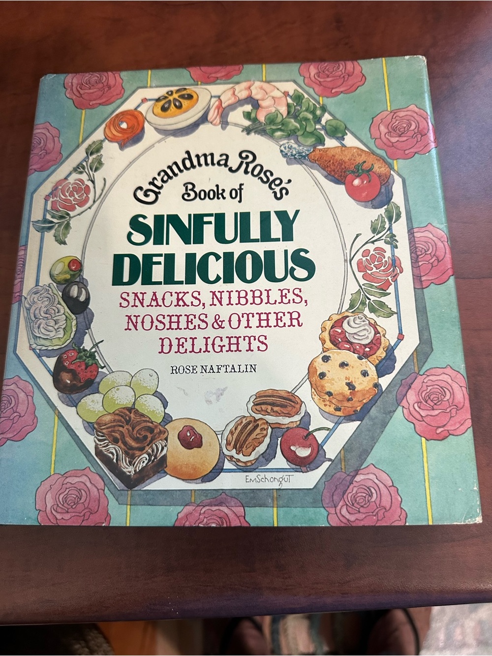 Vintage Grandma Rose's Sinfully Delicious Cookbook - Green Cover